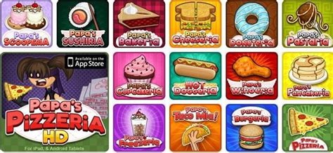 all papa's games